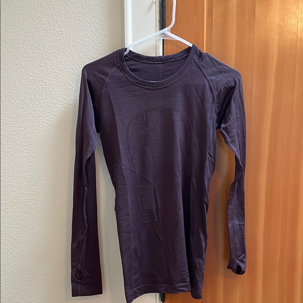 Lululemon swiftly tech Purple Long Sleeve Top size 6